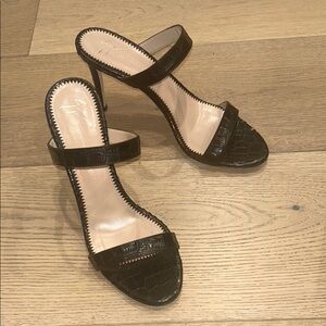 Giuseppe Zanotti Crocodile-Embossed sandal